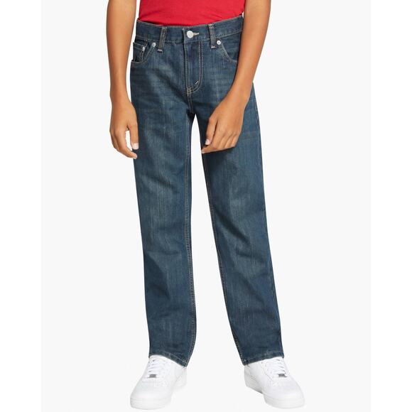 Levi's 505 Regular Fit Jeans - Dark Wash - Size 6 - Picture 1 of 6